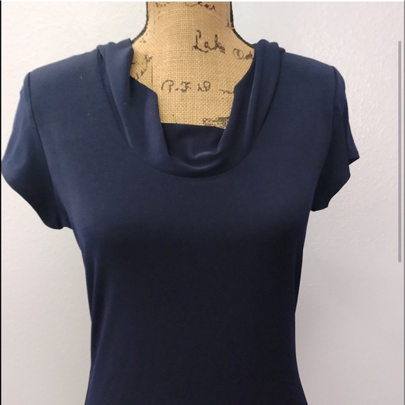 Cowl Neck Hooded Dress - Picture 3 of 4